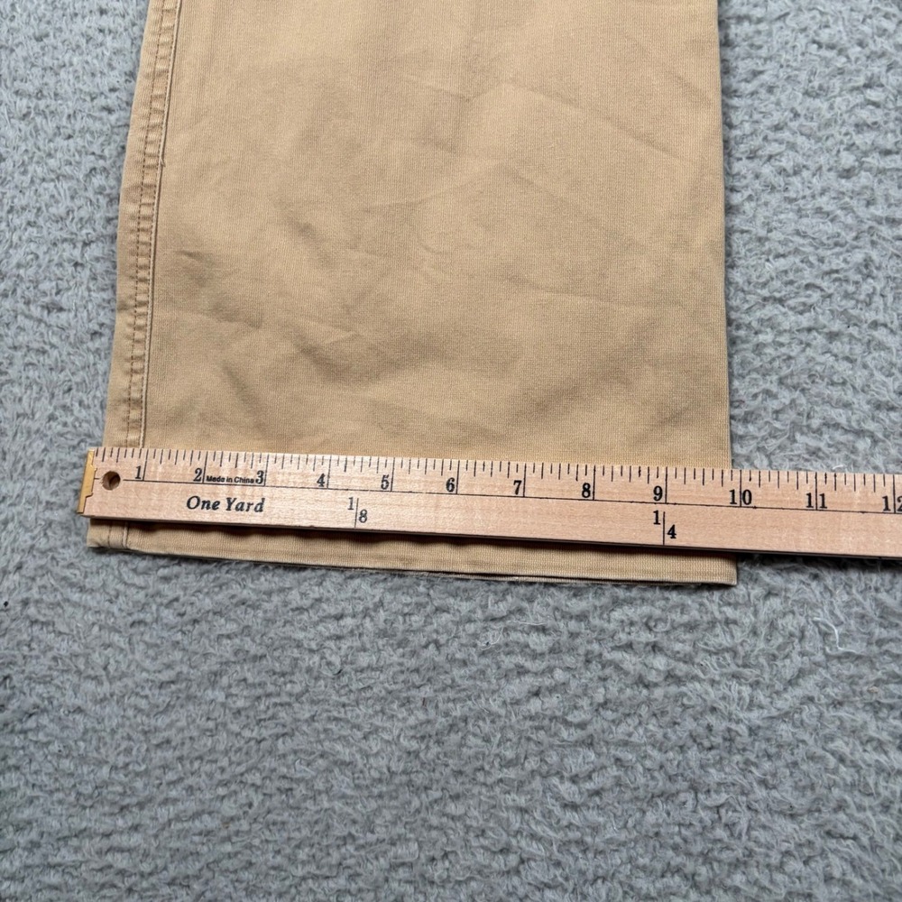 Hollister Y2K Women's Size 9 Tan Flare Leg Casual‎ Pants Stretch Cotton Blend - Picture 6 of 9